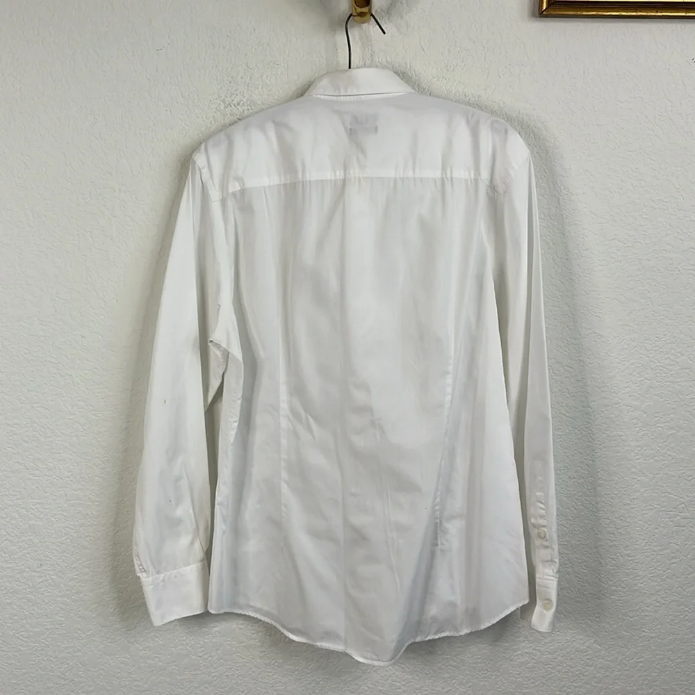 Versace Collection Button Down Embroidered Logo Men's Shirt - Picture 5 of 9